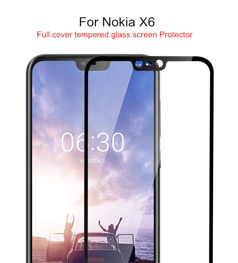 Bakeeytrade-Anti-explosion-Full-Cover-Tempered-Glass-Screen-Protector-for-Nokia-X6--61-Plus-1345455-1
